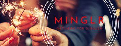 Logo fra Minglr for singler facebook