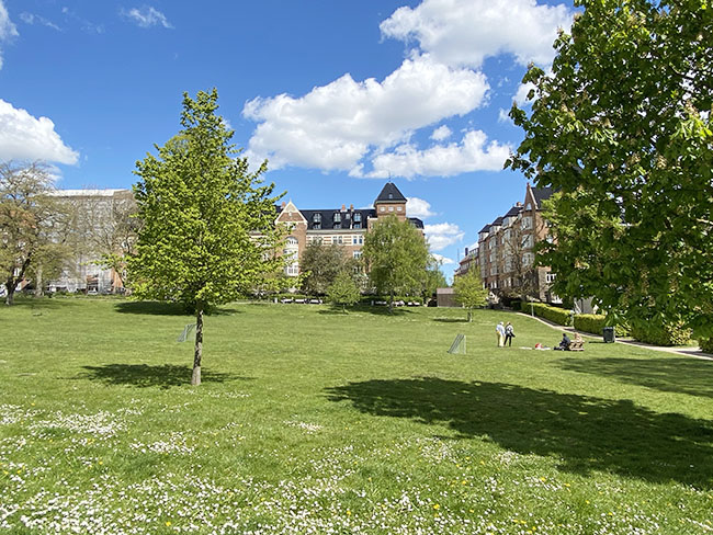 Skanseparken på Frederiksbjerg i Århus